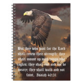 翼はイーグルス-アイザイアの40:31を好みます ノートブック (正面)