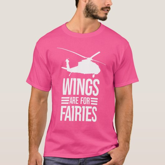 翼はフェリーのヘリコプター飛行機用である Tシャツ (正面)