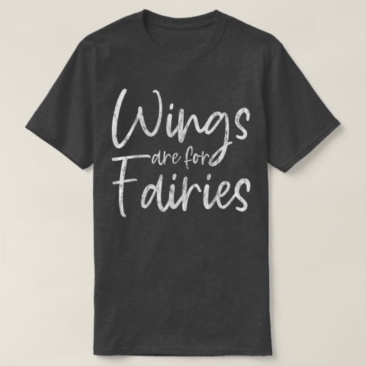 翼は妖精のための Tシャツ (デザイン正面)