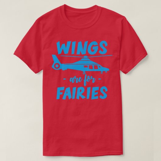 翼は妖精のための Tシャツ (デザイン正面)