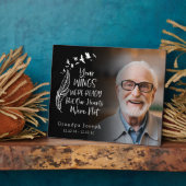 翼は準備されていた 家族メモリアル フォト 記念品 フォトプラーク (側面)