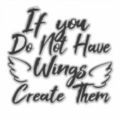 翼もしを持っていない シール (正面)