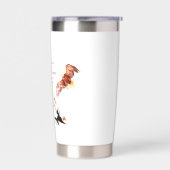 翼をイーグルコーヒーマグとして 保温保冷タンブラー (左面)