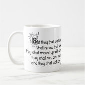 翼をワシとして コーヒーマグカップ (左)