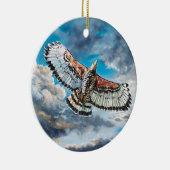 翼をワシとして –  セラミックオーナメント (右)
