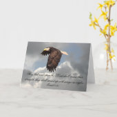 翼をワシのように持って カード (黄色い花)