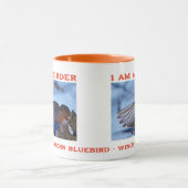 翼を上げる東ブルーバードバーダー マグカップ (中央)