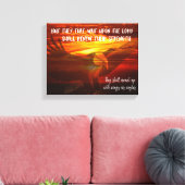 翼を山としてイーグルス聖なる書物、 経典 キャンバスプリント (インサイチュ (リビング))