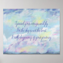 翼を広げてフライポスター