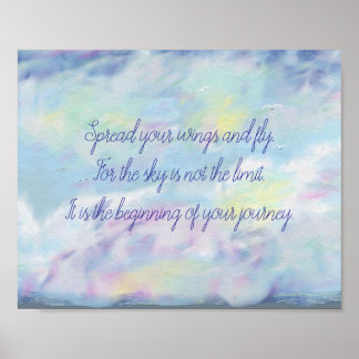 翼を広げてフライポスター ポスター