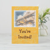 翼を広げて 父の日のカード 招待状 (スタンド正面)