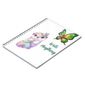 翼を広げよう» Butterfly Notebook ノートブック (左側)