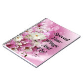 翼を広げるスパイラルフォトノートブックフローラ ノートブック (左側)