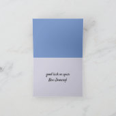 翼を広げる引用文折り畳んだグリーティングカード カード (内部)