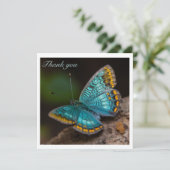 翼を広げる青い蝶のカスタマイズ可能 (スタンド正面)