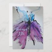 翼を広げる ノートカード (正面)