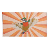 翼を広げる 枕カバー (裏面-右)