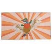 翼を広げる 枕カバー (正面右)