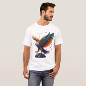 翼を広げる – Crystal Eagle Tシャツ (正面フル)