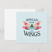 翼を広げる – Dragonfly芸術的 (正面/裏面)