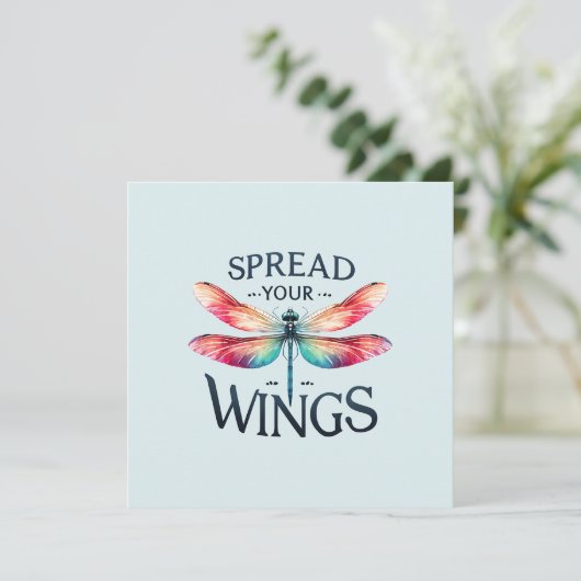 翼を広げる – Dragonfly芸術的 (スタンド正面)