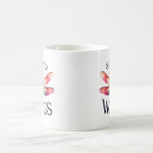翼を広げる – Dragonfly芸術的 コーヒーマグカップ (中央)