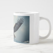 翼を広げ、世界を受け入れる | ジャンボコーヒーマグカップ (右)