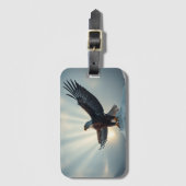 翼を広げ、世界を受け入れる | ラゲッジタグ (正面縦)