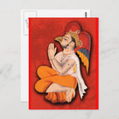 翼を持つギクギクの聖人 ポストカード (正面/裏面)