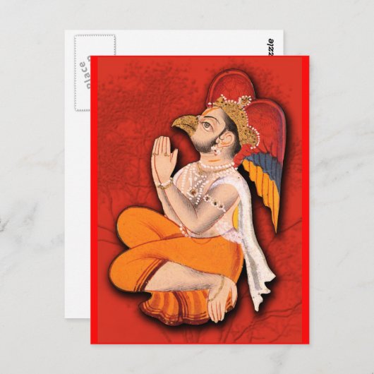 翼を持つギクギクの聖人 ポストカード (正面/裏面)