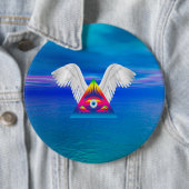 翼を持つサードアイ 缶バッジ (インサイチュ)