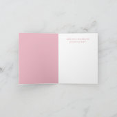 翼を持つテディベア サンキューカード (内部)