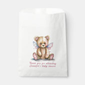 翼を持つテディベア フェイバーバッグ (正面)