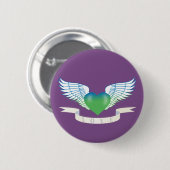 翼を持つハートを愛する 缶バッジ (正面&裏面)