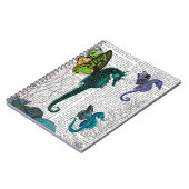 翼を持つ乗馬三尾 ノートブック (左側)