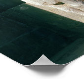 翼を持つ人間の頭の雄牛、ネオアッシリア時代 ポスター (角)