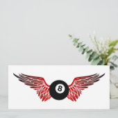 翼を持つ八球 招待状 (スタンド正面)