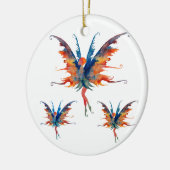 翼を持つ妖精セラミック装飾 セラミックオーナメント (左)