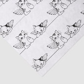 翼を持つ思慮深い子猫ティッシュペーパー 薄葉紙 (詳細)