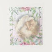 翼を持つ眠る天使フローラ タペストリー (正面)