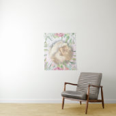 翼を持つ眠る天使フローラ タペストリー (インサイチュ)