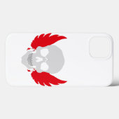 翼を持つ素晴らしいスカル Case-Mate iPhoneケース (裏面 (横))