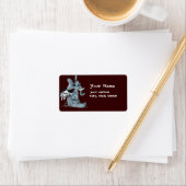 翼を持つ象～住所 シール (インサイチュ)