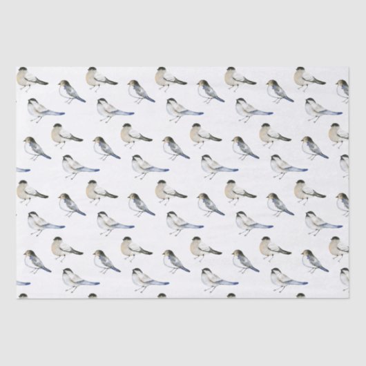 翼を持つ青い冬のイラクサ 薄葉紙 (正面)