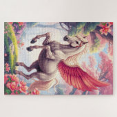 翼を持つ馬 ジグソーパズル (横)