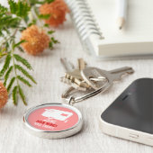 翼を走行します- ShastaキャンプのKeychain持って下さい キーホルダー (側面)