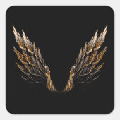 翼を開く スクエアシール (正面)