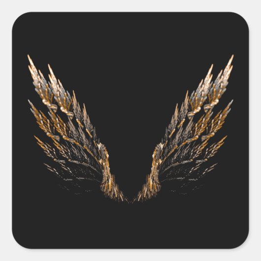 翼を開く スクエアシール (正面)