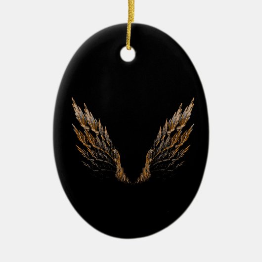 翼を開く セラミックオーナメント (正面)