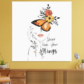 翼を隠さない キャンバスプリント (インサイチュ (リビング))